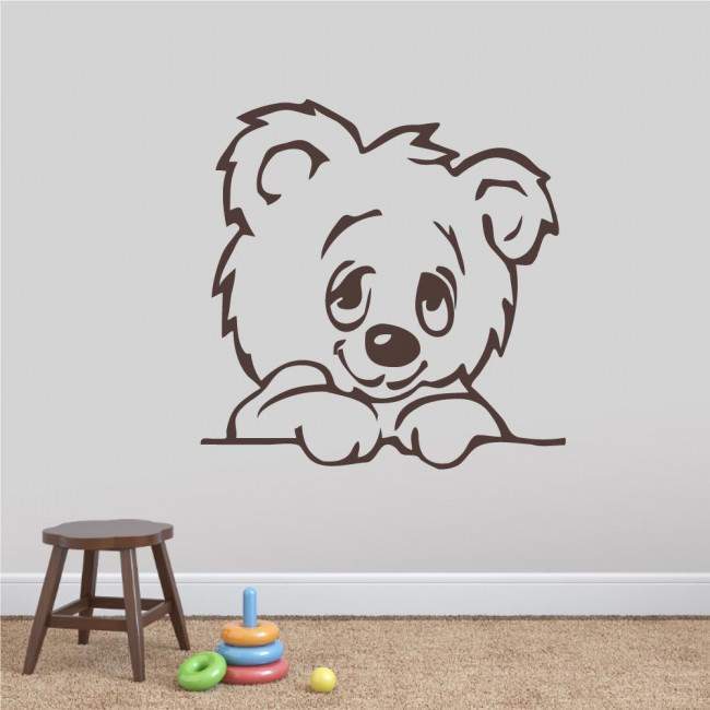 Kids wall stickers Cute bear