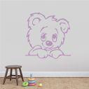 Kids wall stickers Cute bear