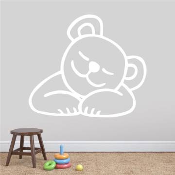 Kids wall stickers with bear Sleeping, Sleeping Bear 2