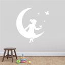Kids wall stickers Moon and butterflies