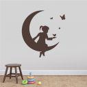Kids wall stickers Moon and butterflies
