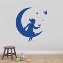 Kids wall stickers Moon and butterflies