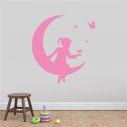 Kids wall stickers Moon and butterflies