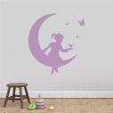 Kids wall stickers Moon and butterflies