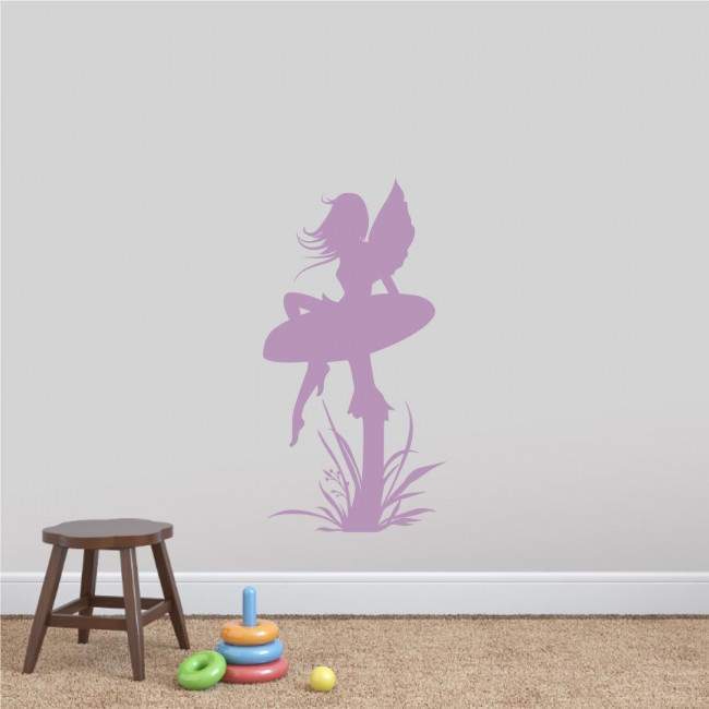 Kids wall stickers Mushroom fairy
