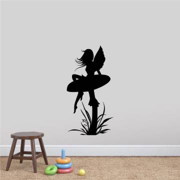 Αυτοκόλλητα τοίχου παιδικά νεράιδα και μανιτάρι, Mushroom fairy