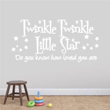 Kids wall stickers Twinkle Twinkle Little star 2