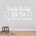 Kids wall stickers Twinkle Twinkle Little star