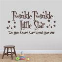 Kids wall stickers Twinkle Twinkle Little star