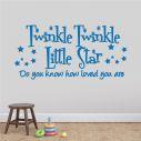 Kids wall stickers Twinkle Twinkle Little star