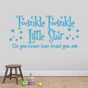 Kids wall stickers Twinkle Twinkle Little star