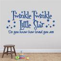 Kids wall stickers Twinkle Twinkle Little star