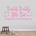 Kids wall stickers Twinkle Twinkle Little star