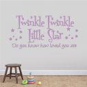 Kids wall stickers Twinkle Twinkle Little star