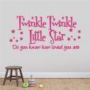 Kids wall stickers Twinkle Twinkle Little star