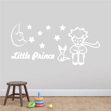 Kids wall stickers Little prince and fox 2