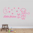 Kids wall stickers Little prince and fox