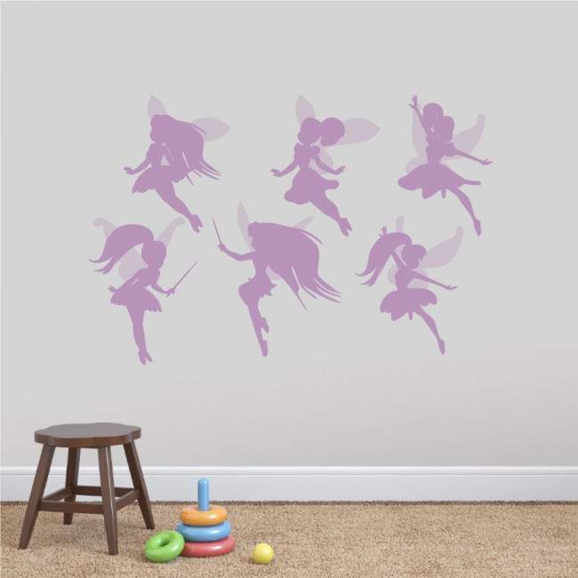 Kids wall stickers Cute Fairies set 2