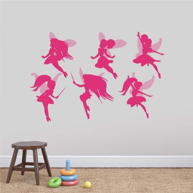 Kids wall stickers Cute Fairies set 2
