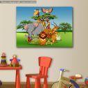 Kids canvas print Jungle friends