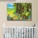Kids canvas print Forest scene