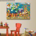 Kids canvas print At the fun park