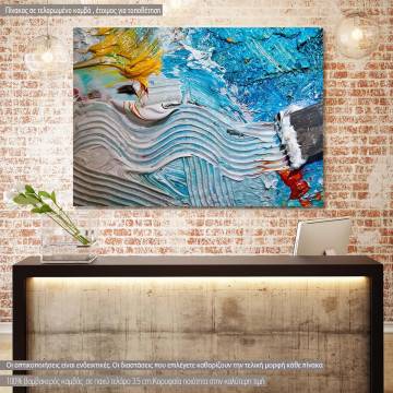 Πίνακας σε καμβά Impasto painting