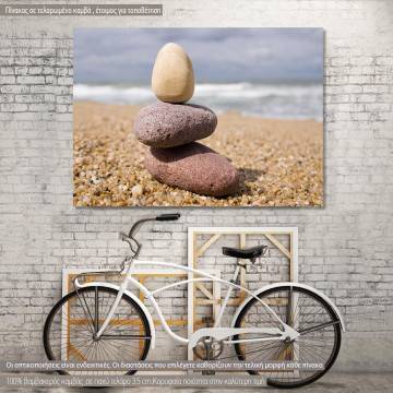 Canvas print Sea balance