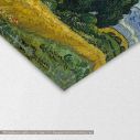 Πίνακας σε καμβά Wheat field with cypresses, van Gogh Vincent, τρίπτυχος, λεπτομέρεια