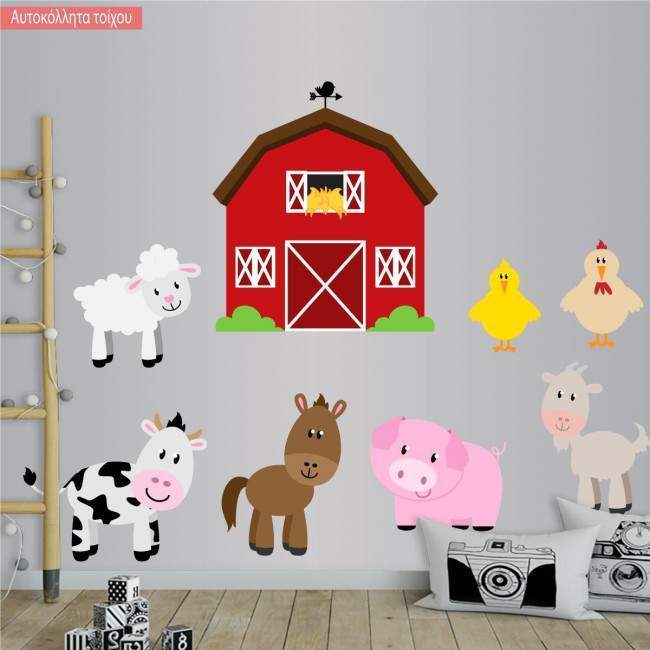 Wall stickers Farm animals