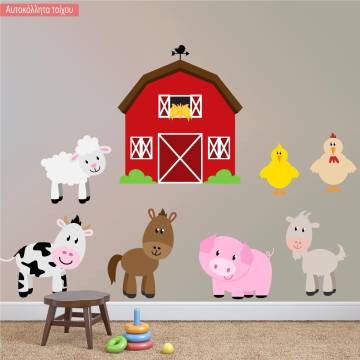 Wall stickers Farm animals