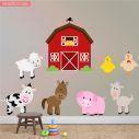 Wall stickers Farm animals