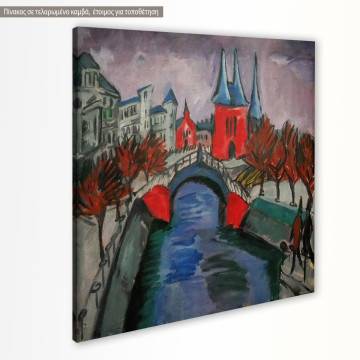 Canvas print Elisabethufer, Kirchner E. L 2