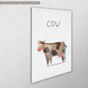Kids canvas print Cow