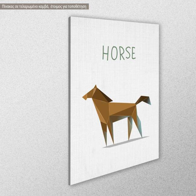 Kids canvas print Horse