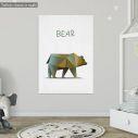 Kids canvas print Bear