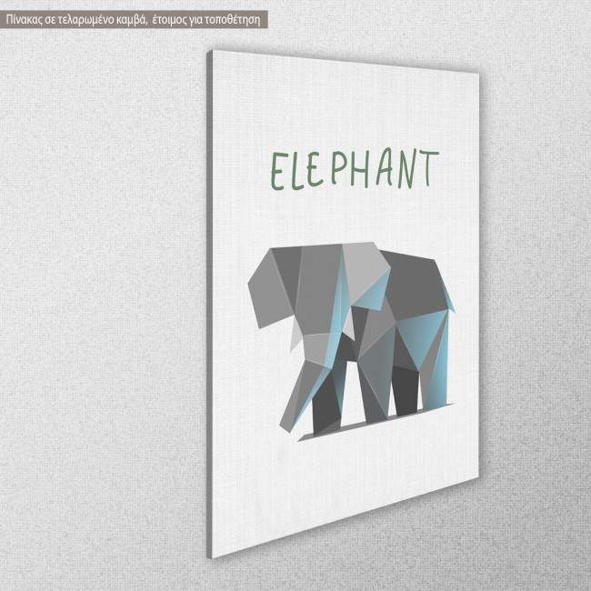 Kids canvas print Elephant