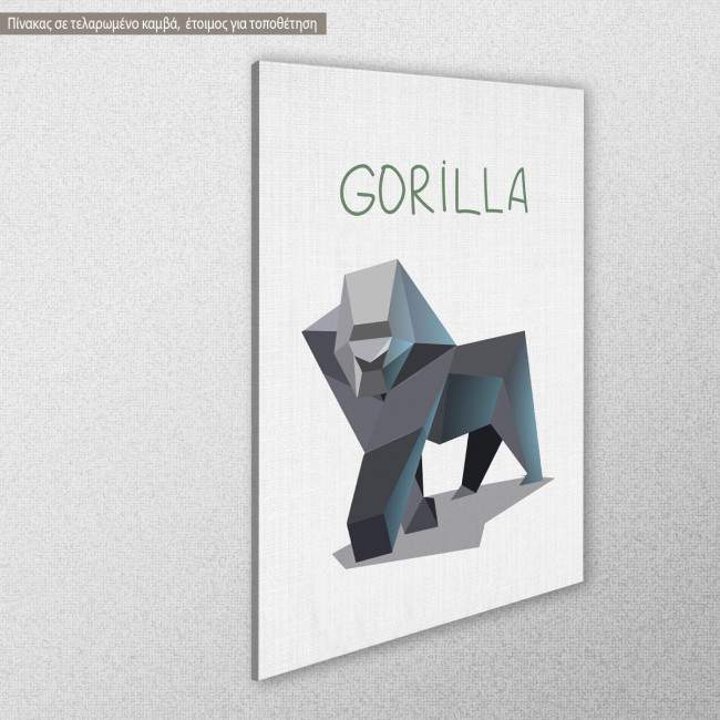 Kids canvas print Gorilla