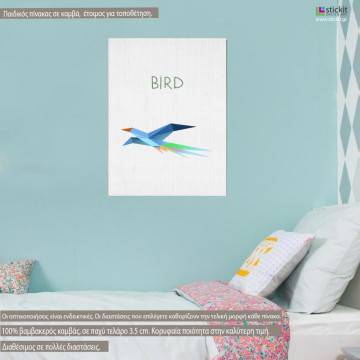 Kids canvas print Bird