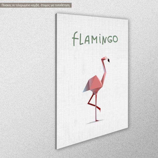 Kids canvas print Flamingo