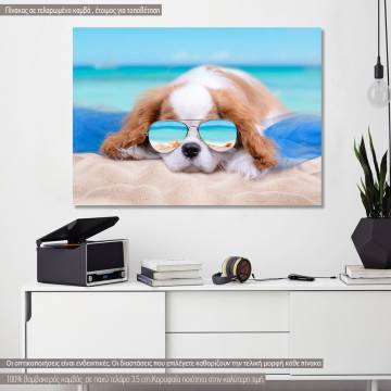Canvas print At the beach