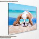 Canvas print At the beach, side