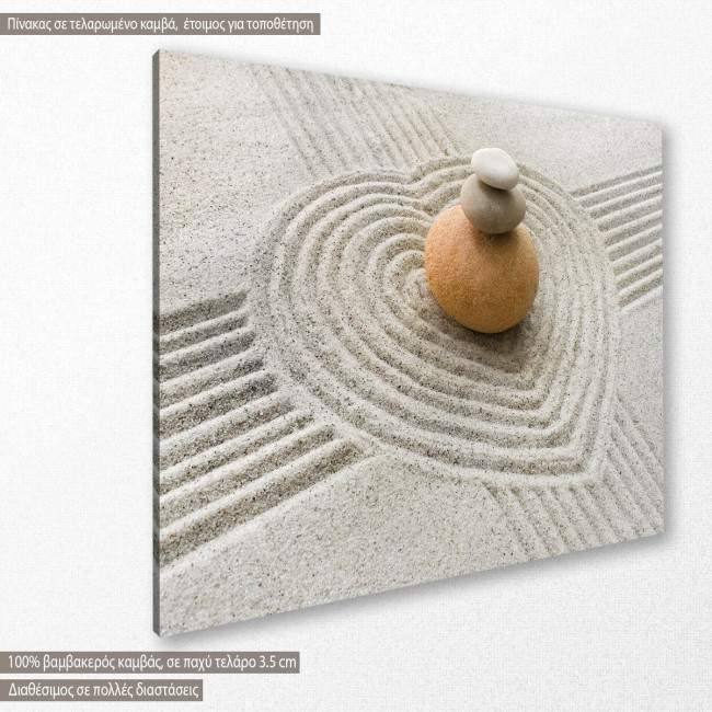 Canvas print  Zen love, side