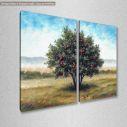 Canvas print Pomegranate tree, two panels, side