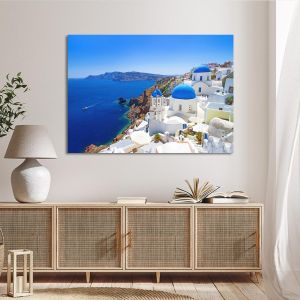 Πίνακας σε καμβά Santorini instances Καμβάς τελαρωμένος Όψη 1 2