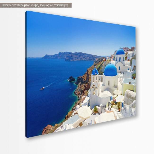 Canvas print  Santorini instances, detail