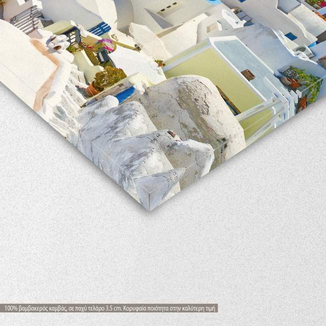 Πίνακας σε καμβά Santorini instances, λεπτομέρεια