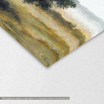 Canvas print Pomegranate tree,  3 panels panoramic 2