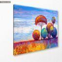 Canvas print Autumn landscape II, side