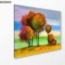 Canvas print Autumn landscape IV, side